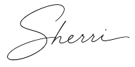 Sherri's signature